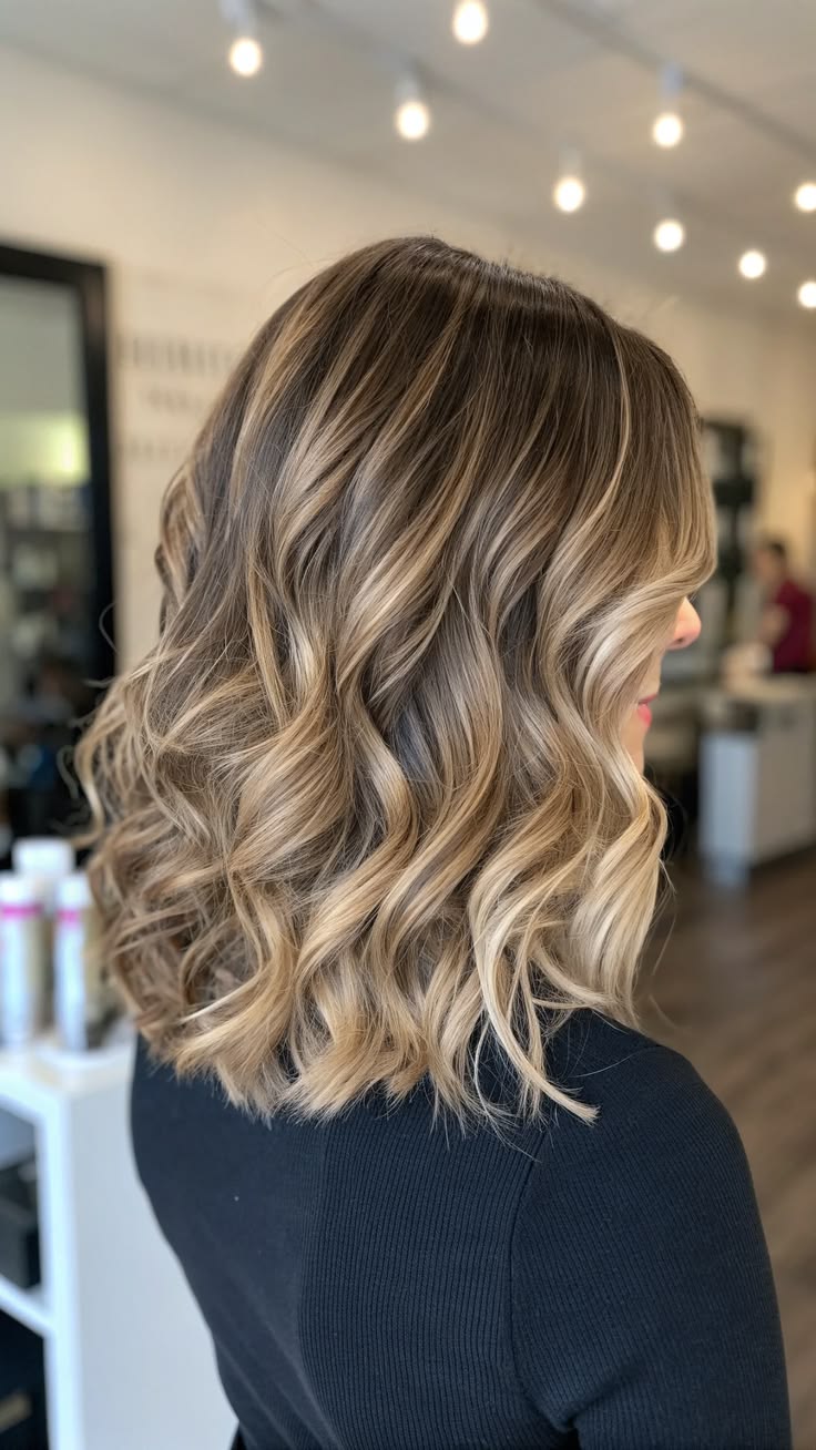 Balayage blond